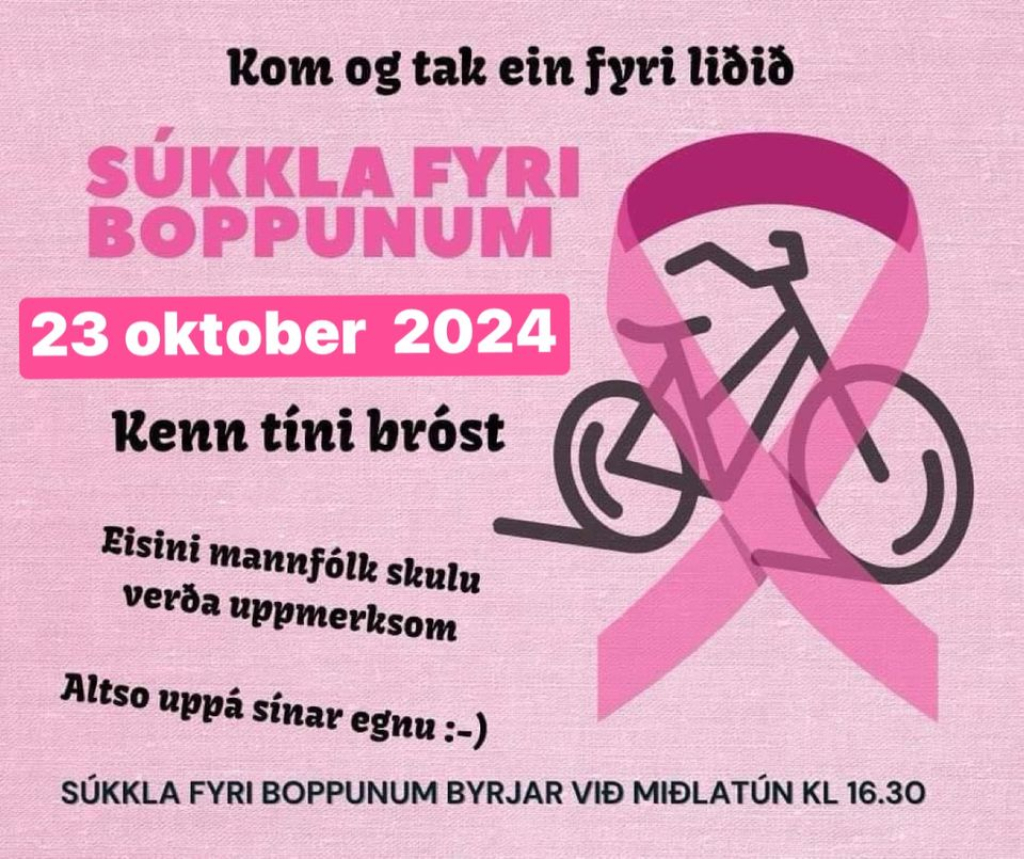 Súkkla fyri boppunum🩷