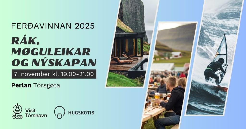 Ferðavinnan 2025 - Rák, møguleikar og nýskapan