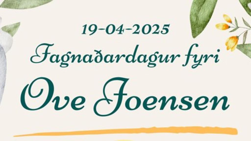 Fagnaðardagur fyri Ove Joensen