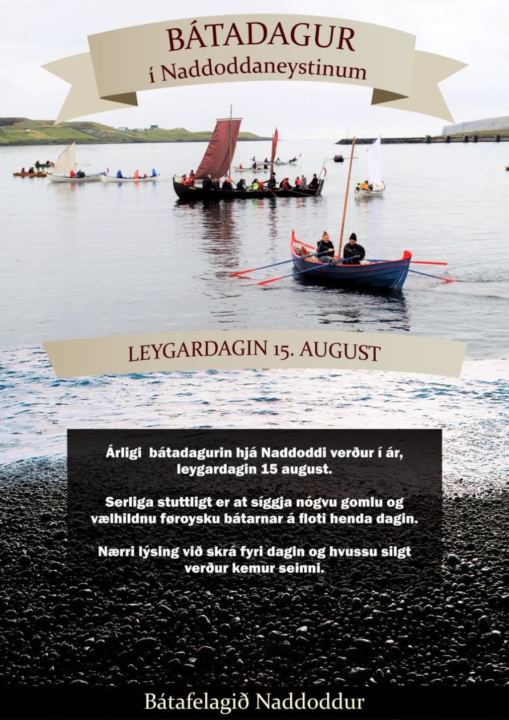 Bátadagur í Naddoddaneystinum