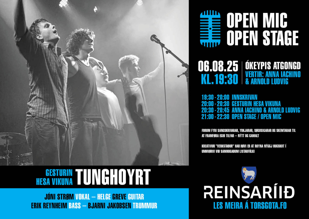Open Mic / Open Stage við Tunghoyrt