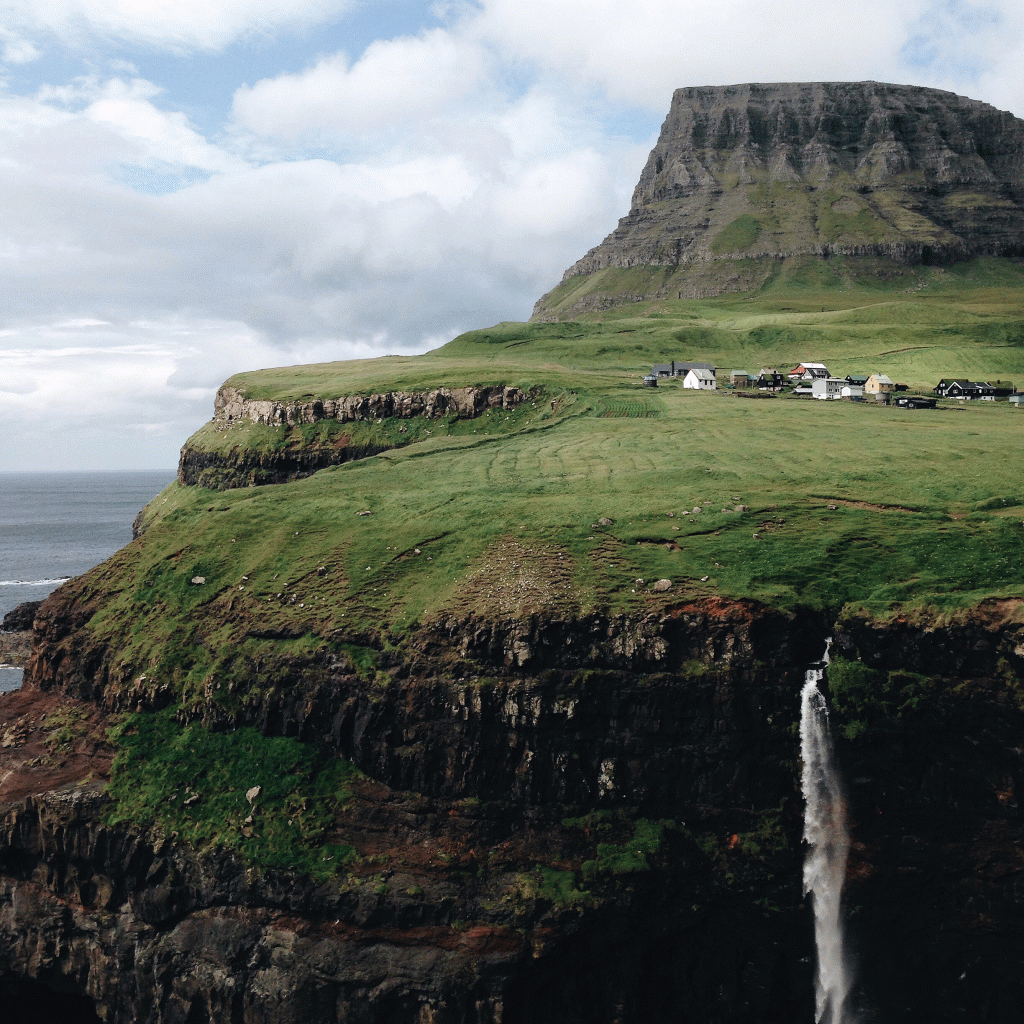 Múlafossur - the Waterfall in Gásadalur