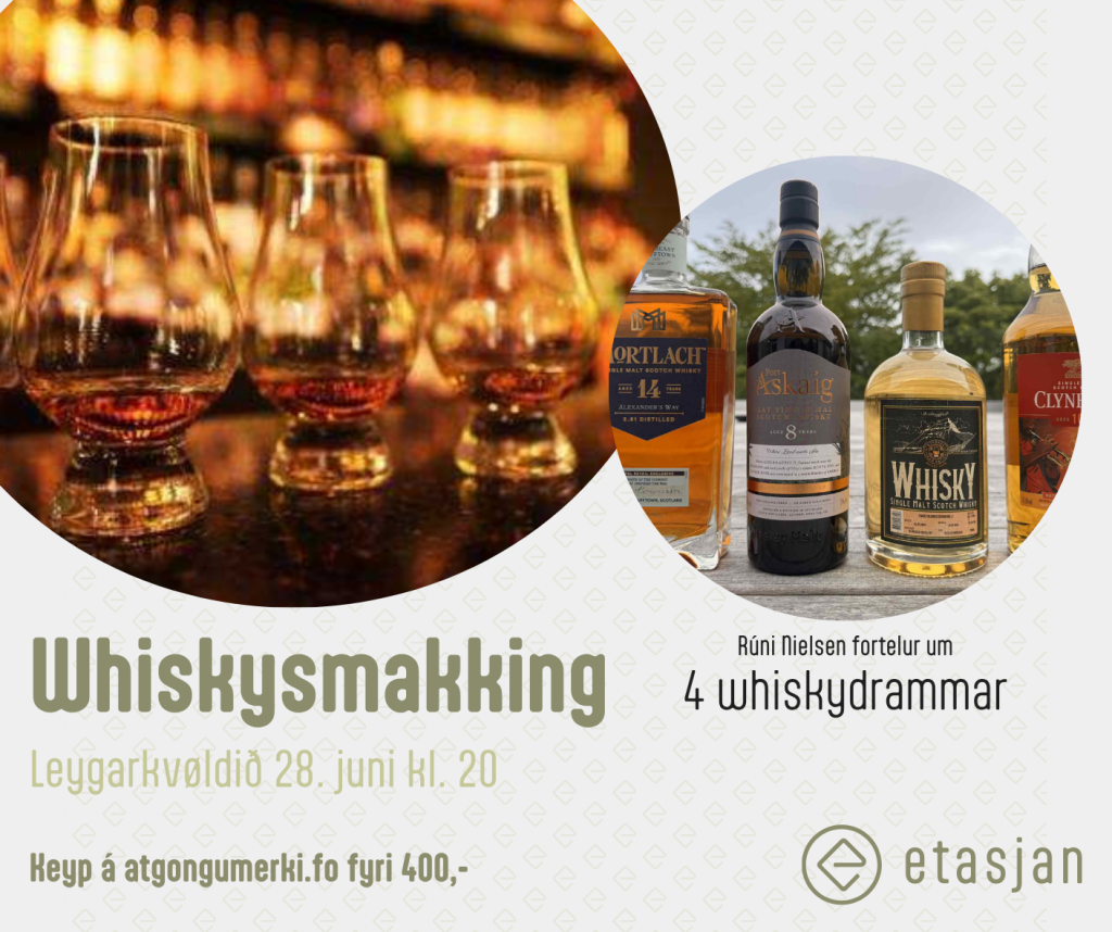 Whiskysmakking við Rúna Nielsen