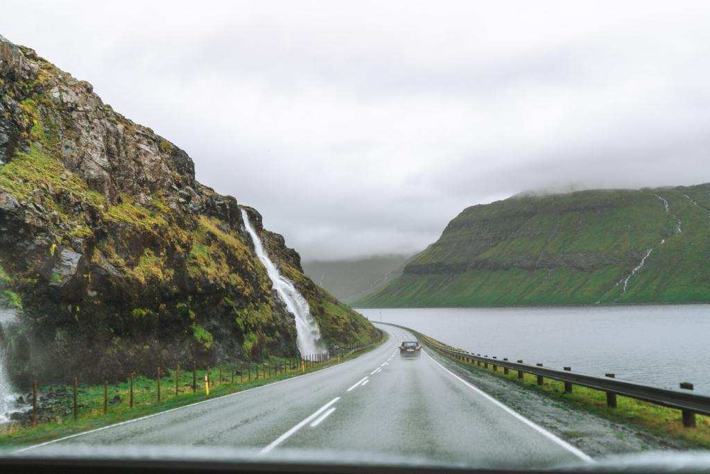 On the road in the Faroe Islands by Oksana & Max St. John