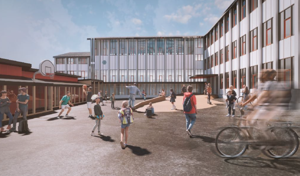 The school gym in Fuglafjørður