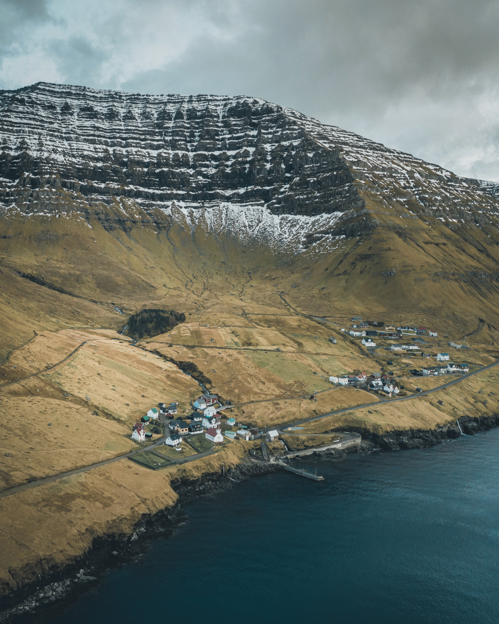 Kunoy Village and Viðarlundin