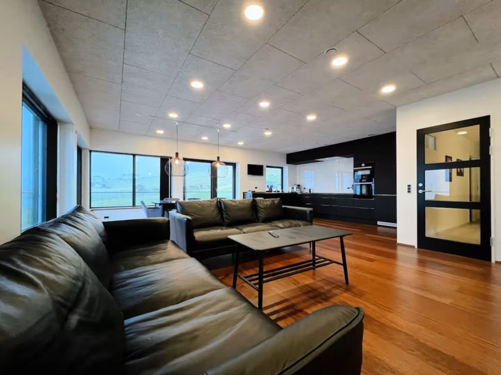 Luxury apartment with fjord view