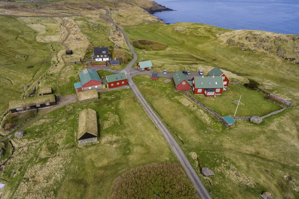 The old town of Hoyvík