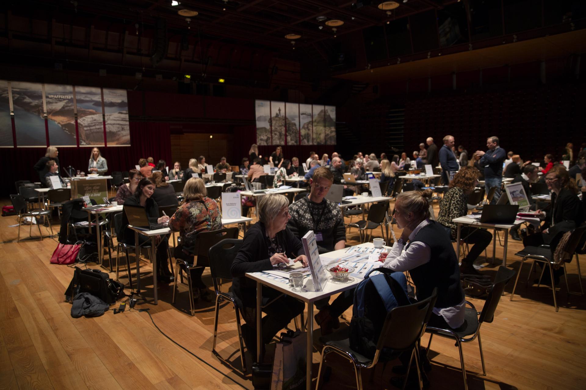 B2B meetings at the annual Visit Faroe Islands famshop 